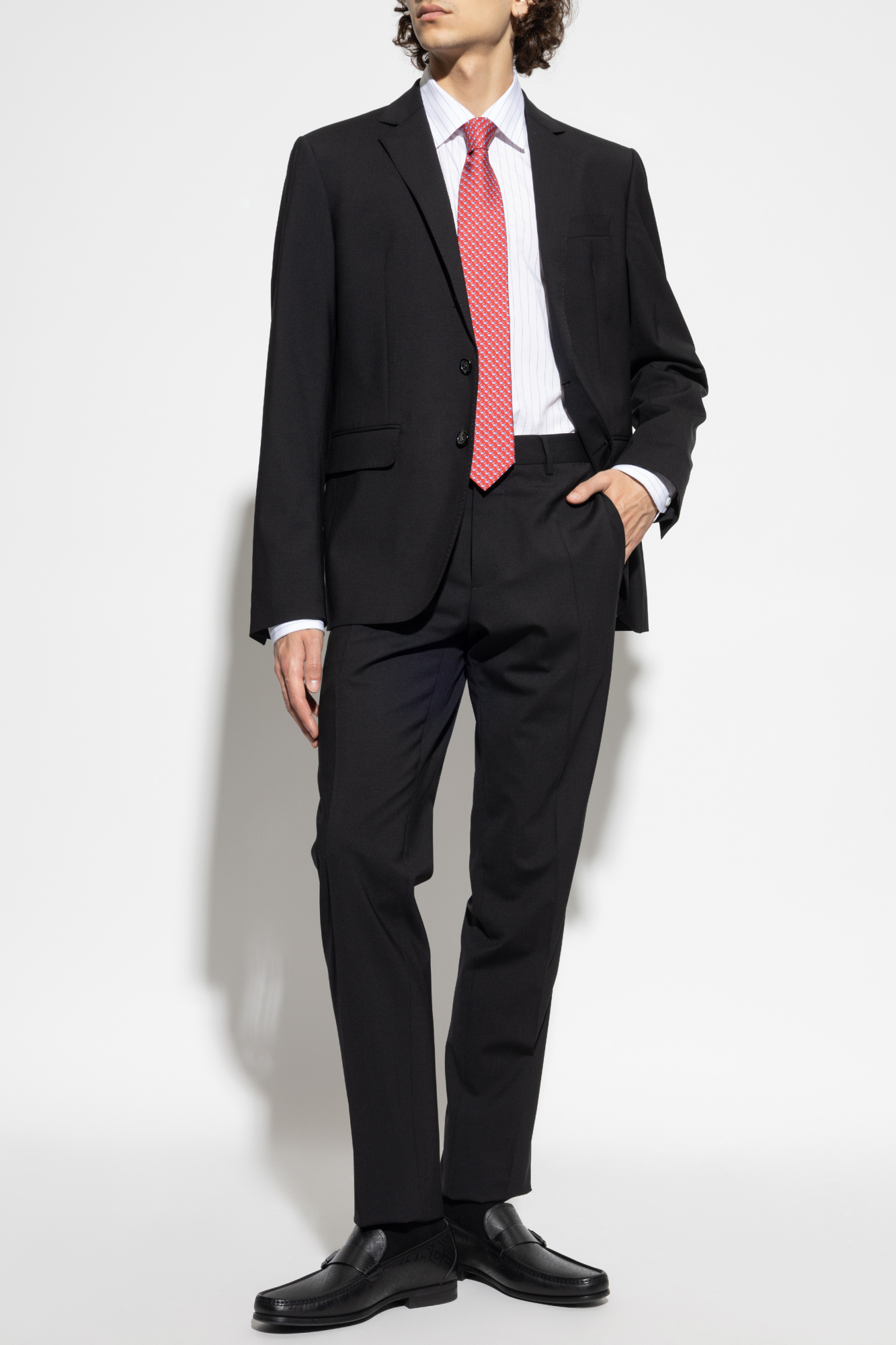 White Shirt with a striped pattern Dsquared2 - Vitkac AS